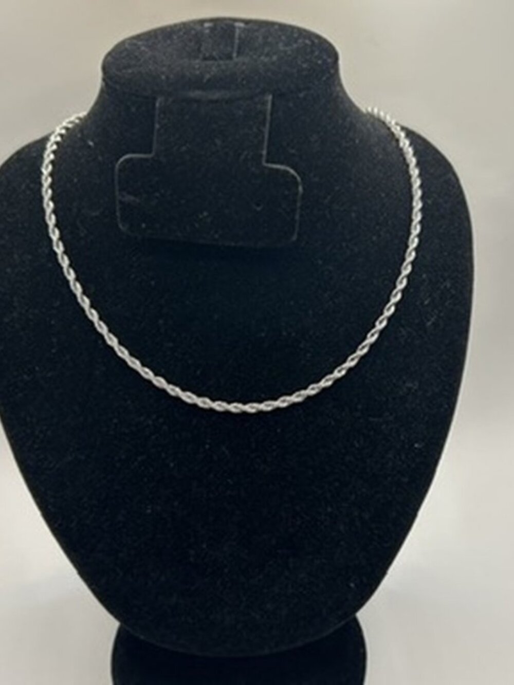 Rope Chain 3mm 18 Inch Real Silver Everyday Layering Plated Versatile Clean
